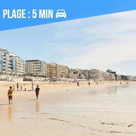- Terrasse 20m2 - La Baule - Parking Gratuit - Cuisine - Nature - Calme - Wifi Apartamento *